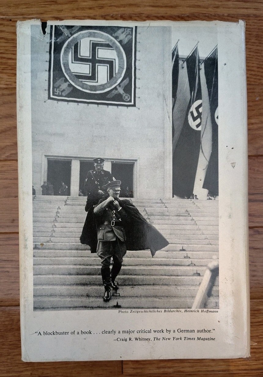 HITLER by JOACHIM C. FEST 1974 Hardcover With Dust Jacket English Translation