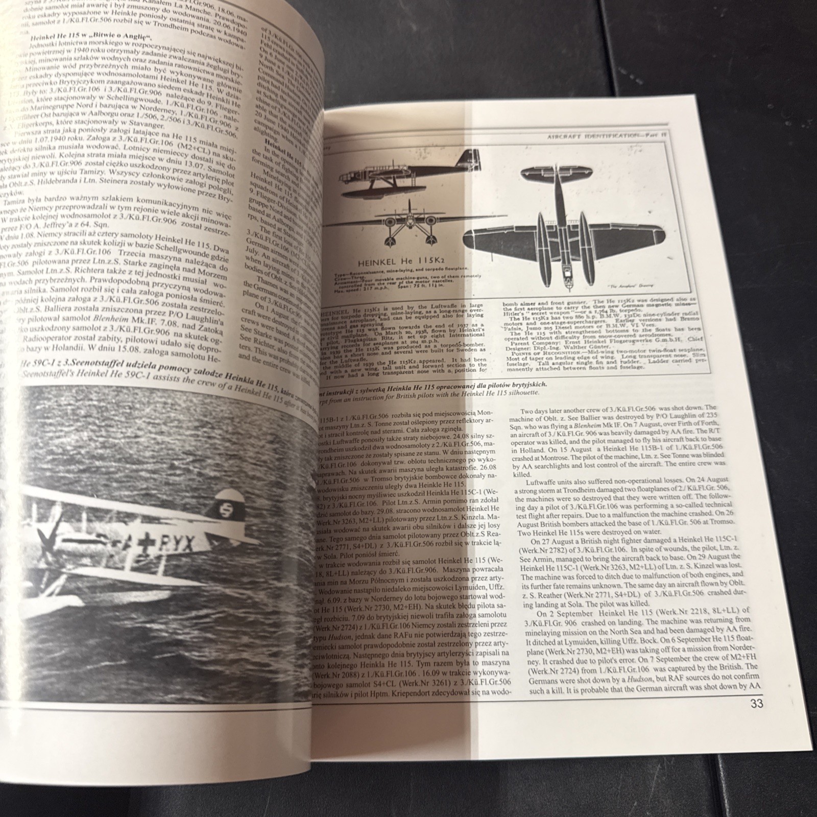 PROFILE HEINKEL HE 115 PEGAZ REFERENCE MANUAL