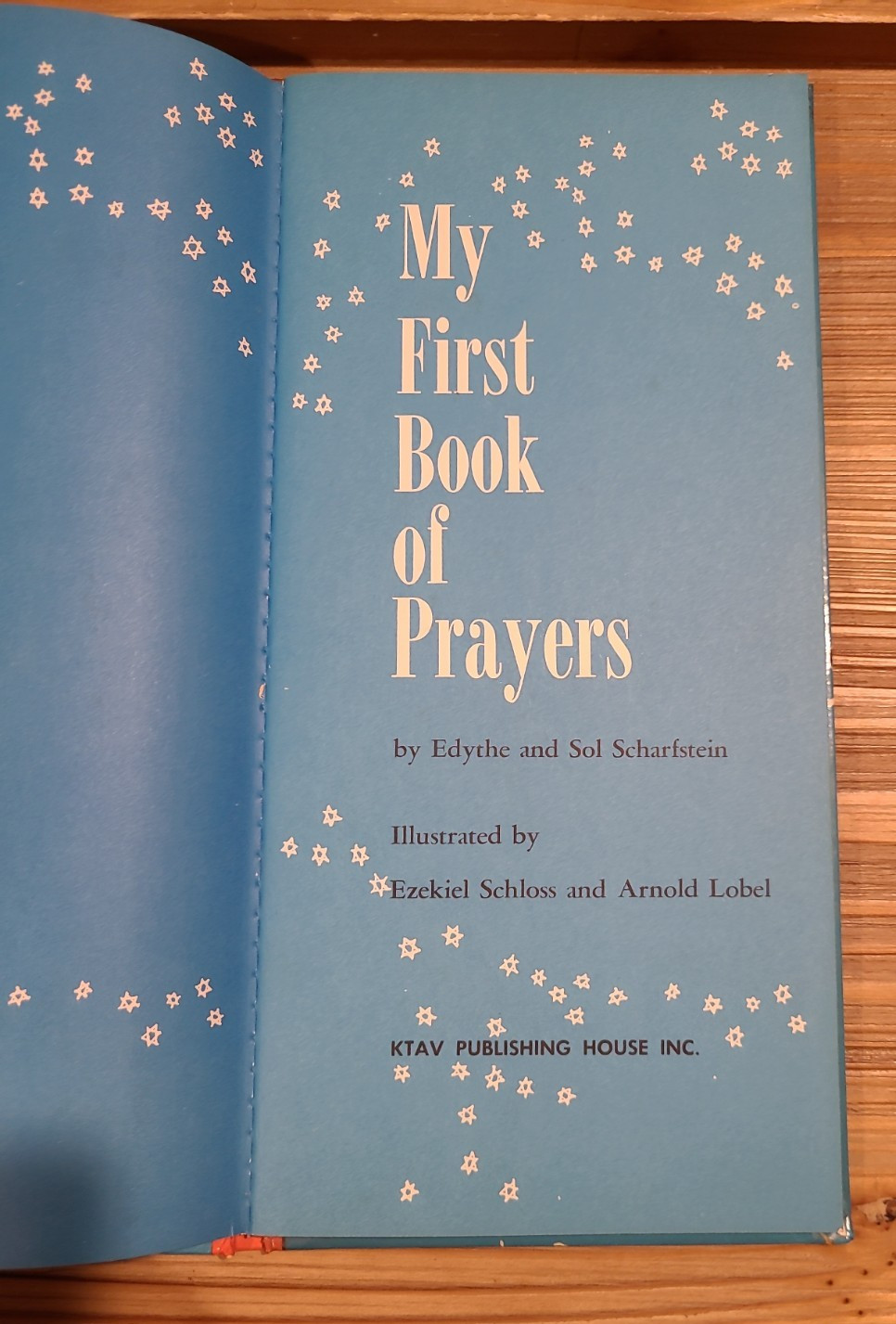 A Jewish Child’s “My First Book of Prayers” 1958 – by Edith & Sol Scharfstein