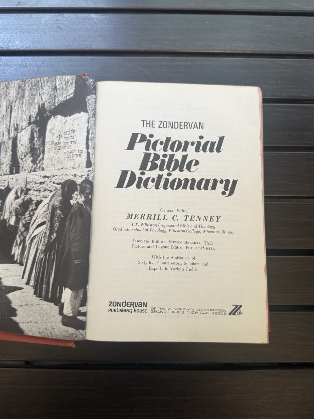 Zondervan The Zondervan Pictorial Bible Dictionary Revised HC Illustrated 1978