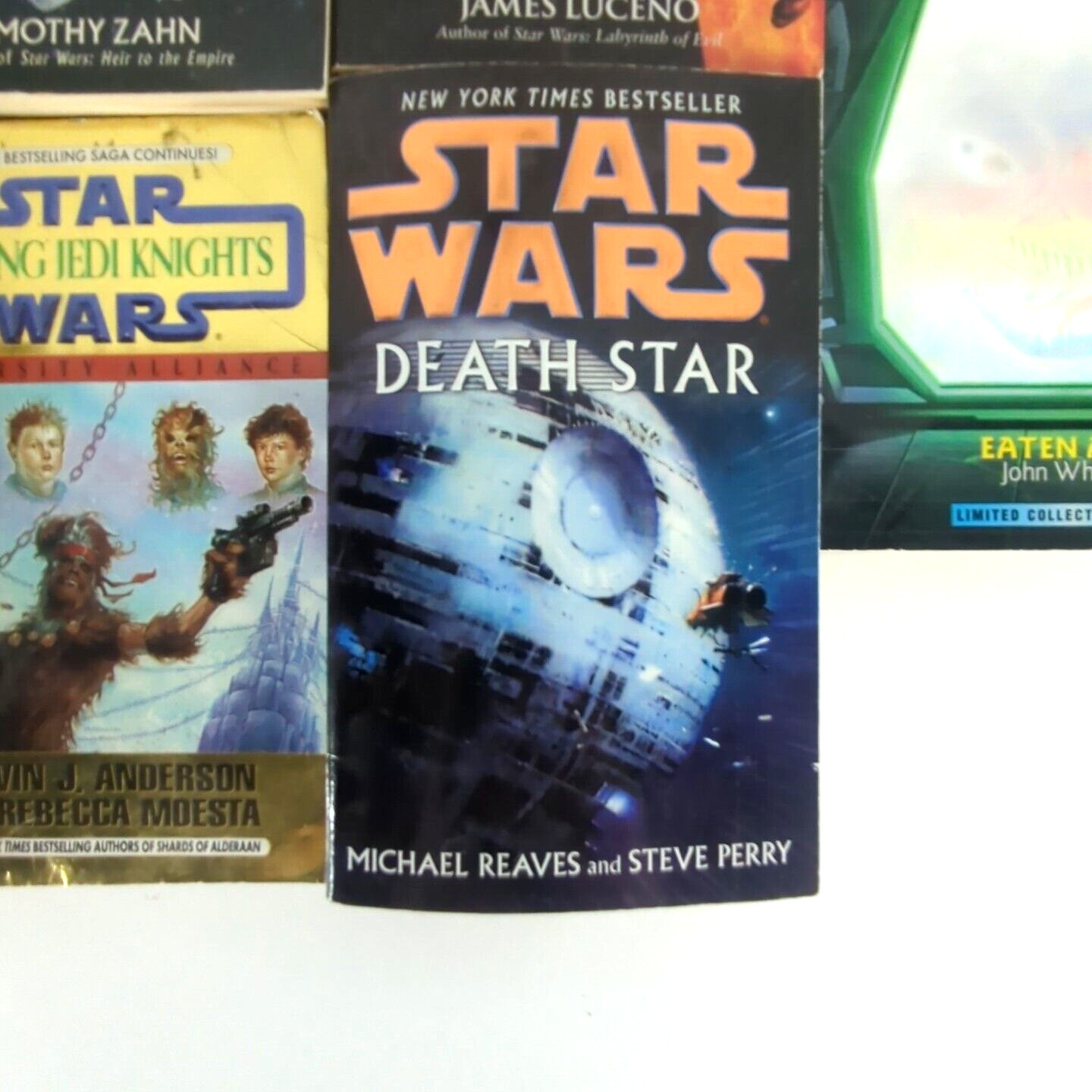 Star Wars Book Lot of 7 Paperback Novels Mixed Series 1990s Early 2000s Used