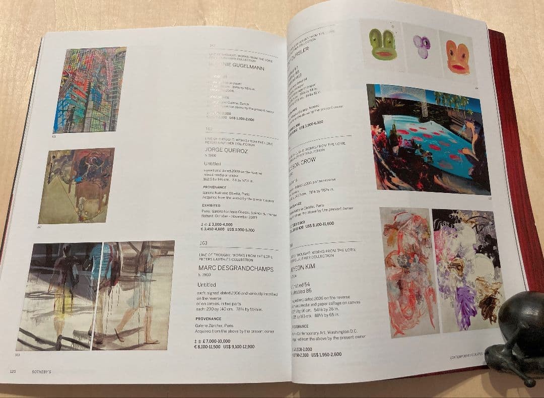 Contemporary Art Sotheby’s London 2017 Auction Book 27x21cm Used