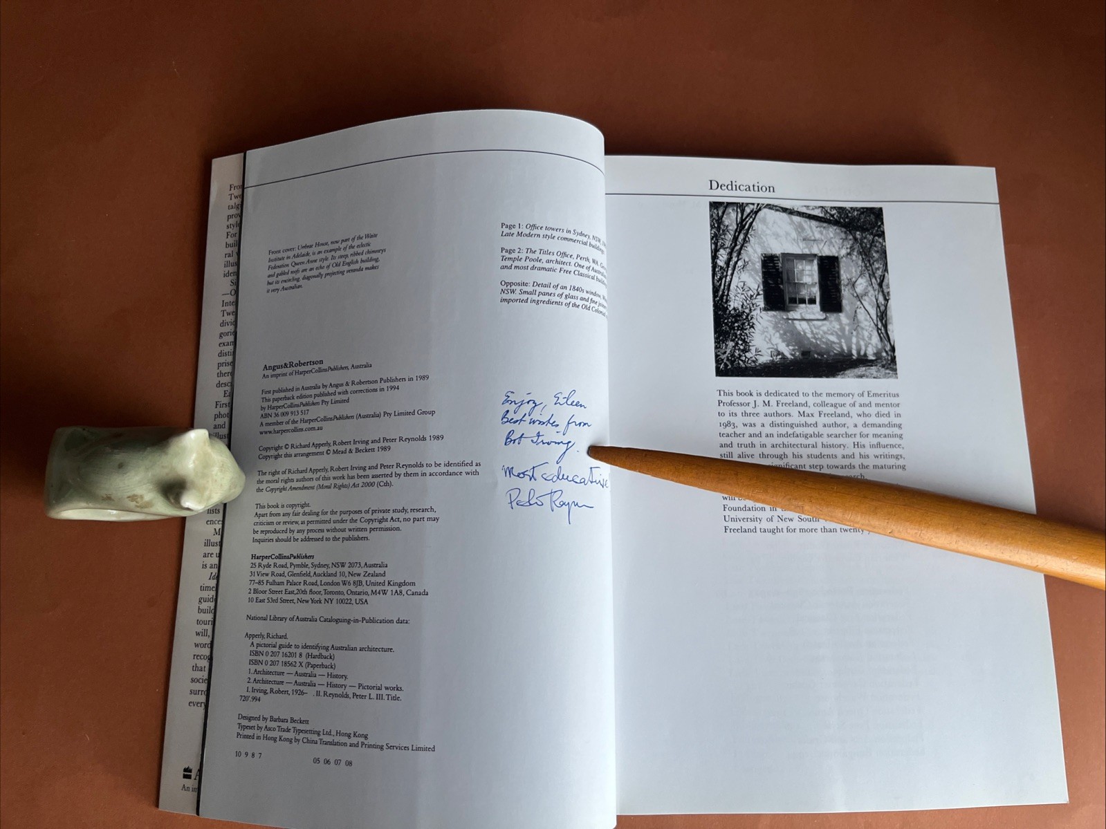 A Pictorial Guide to Identifying Australia Architecture- Styles and Terms SIGNED