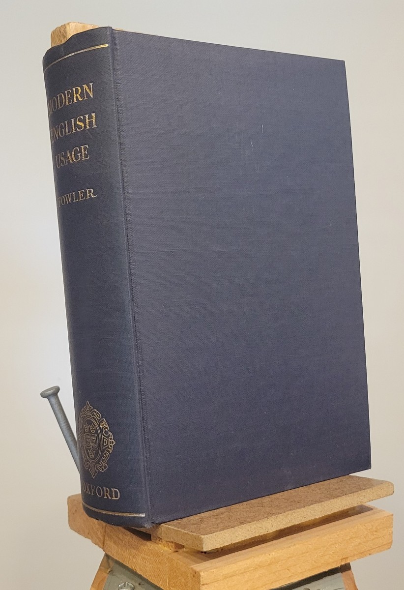 A Dictionary of Modern English Usage