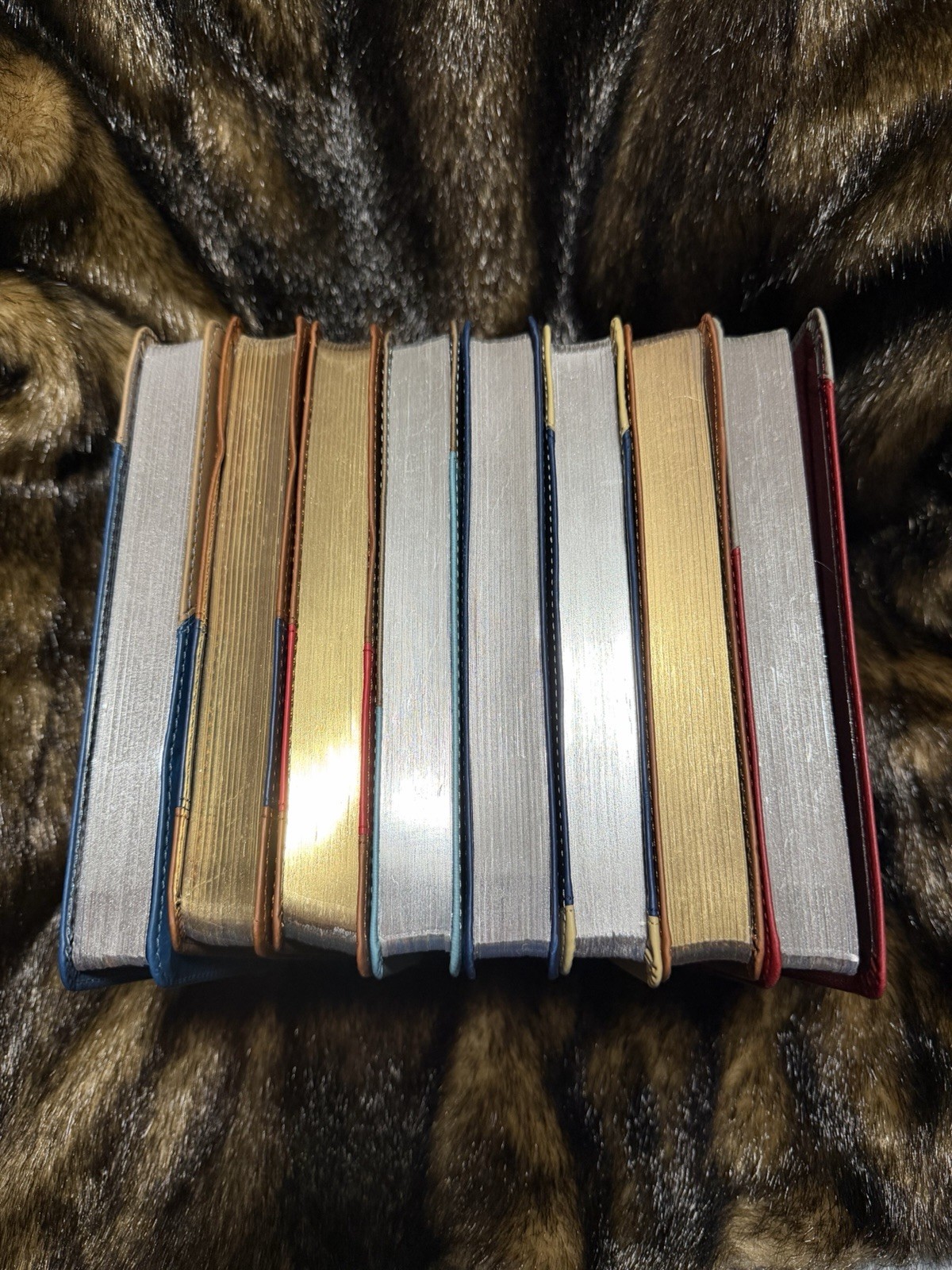 David Jeremiah Leather Bound Devotional Book Lot 8 Christian Leather Collection