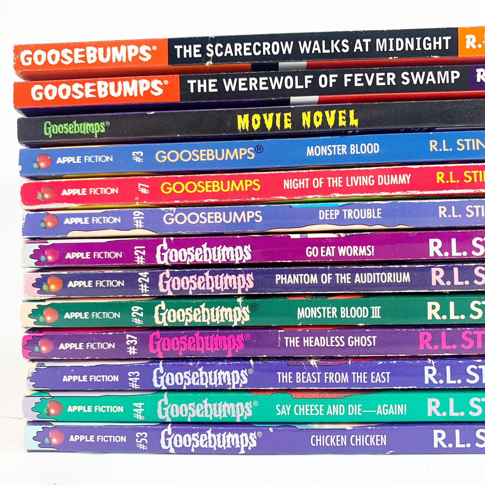 Goosebumps PB Books Lot of 13 Numbered Misc
