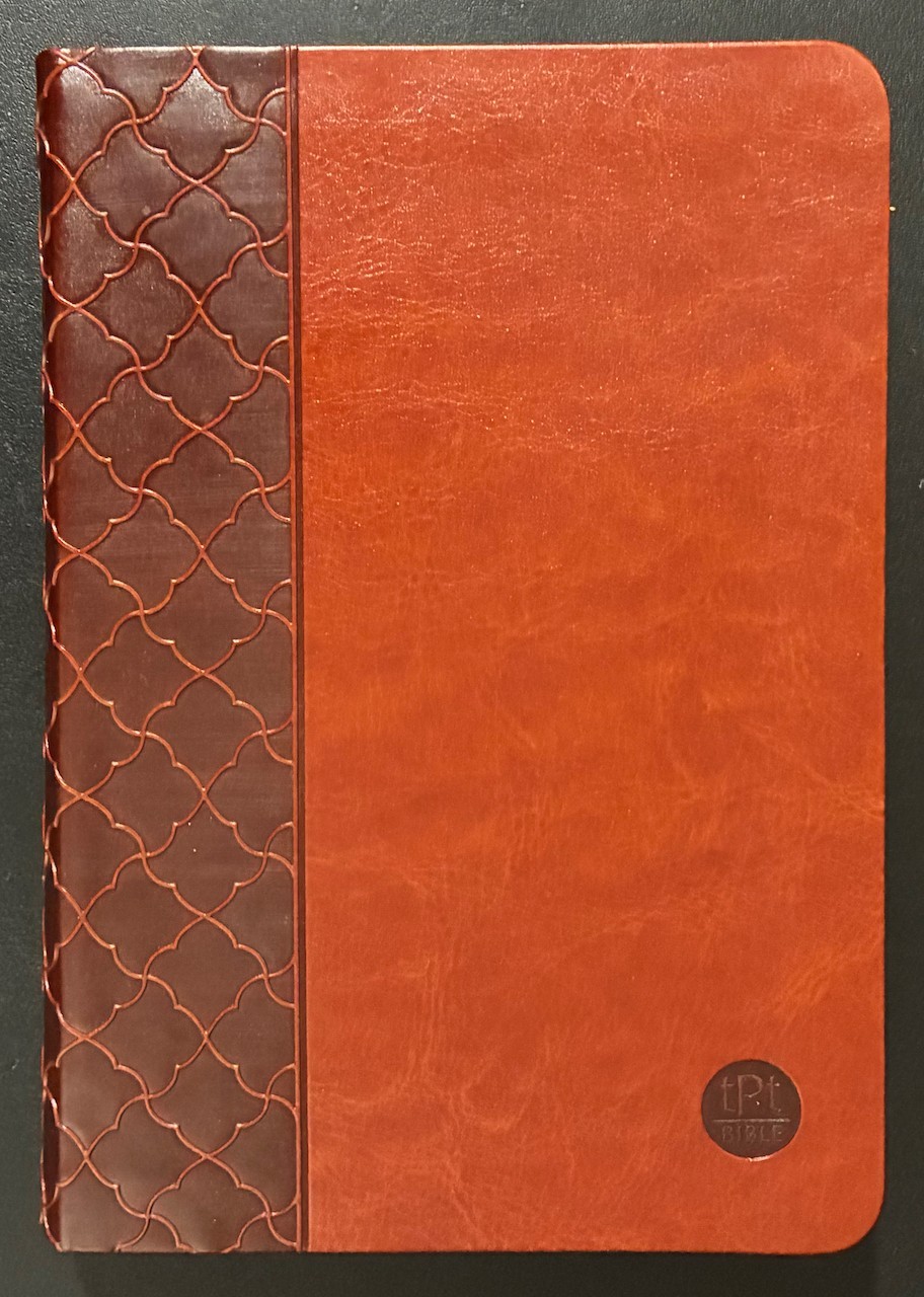 The Passion Translation New Testament with Psalms Faux Leather Brown LikeNEW