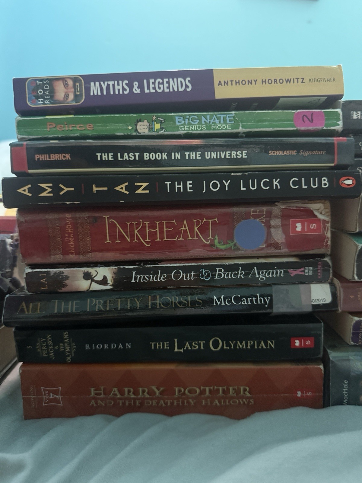 Mixed Fiction Book Lot – Fantasy & Young Adult, English, Mixed Format
