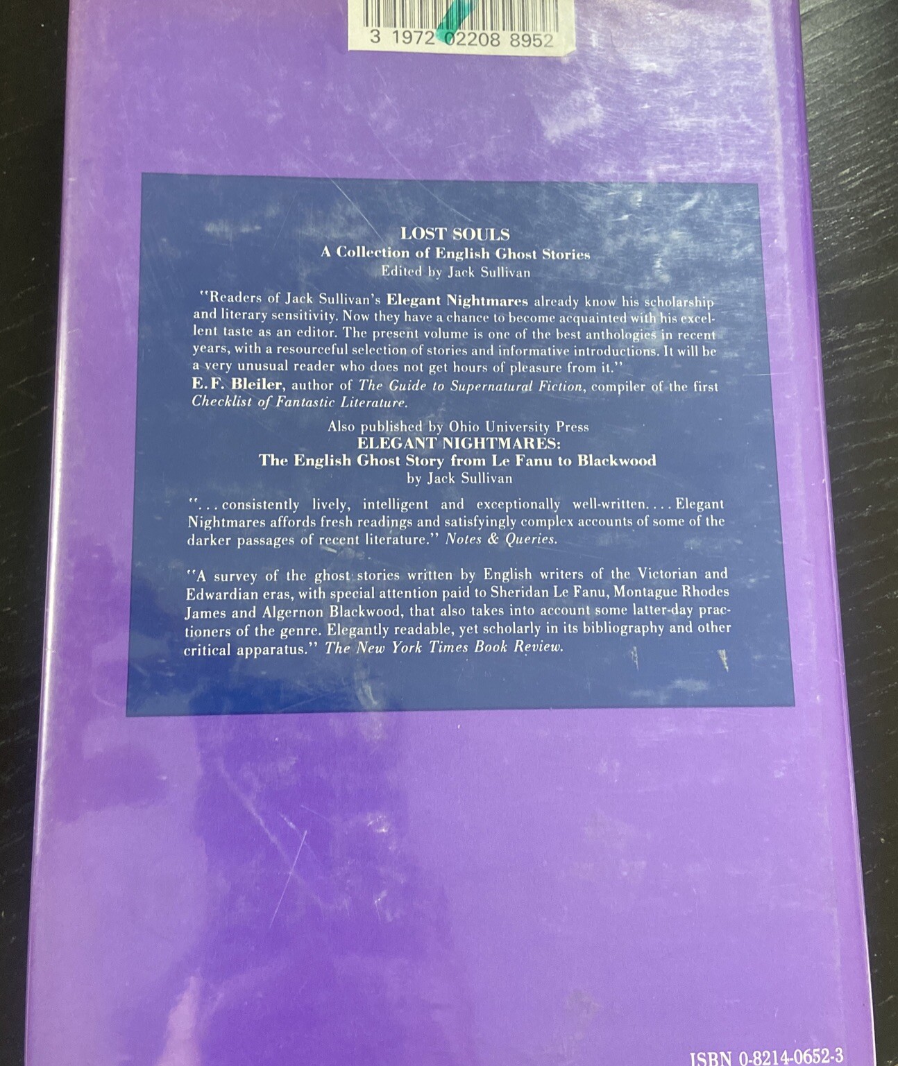 Lost Souls : A Collection of English Ghost Stories by Jack Sullivan (1983,…