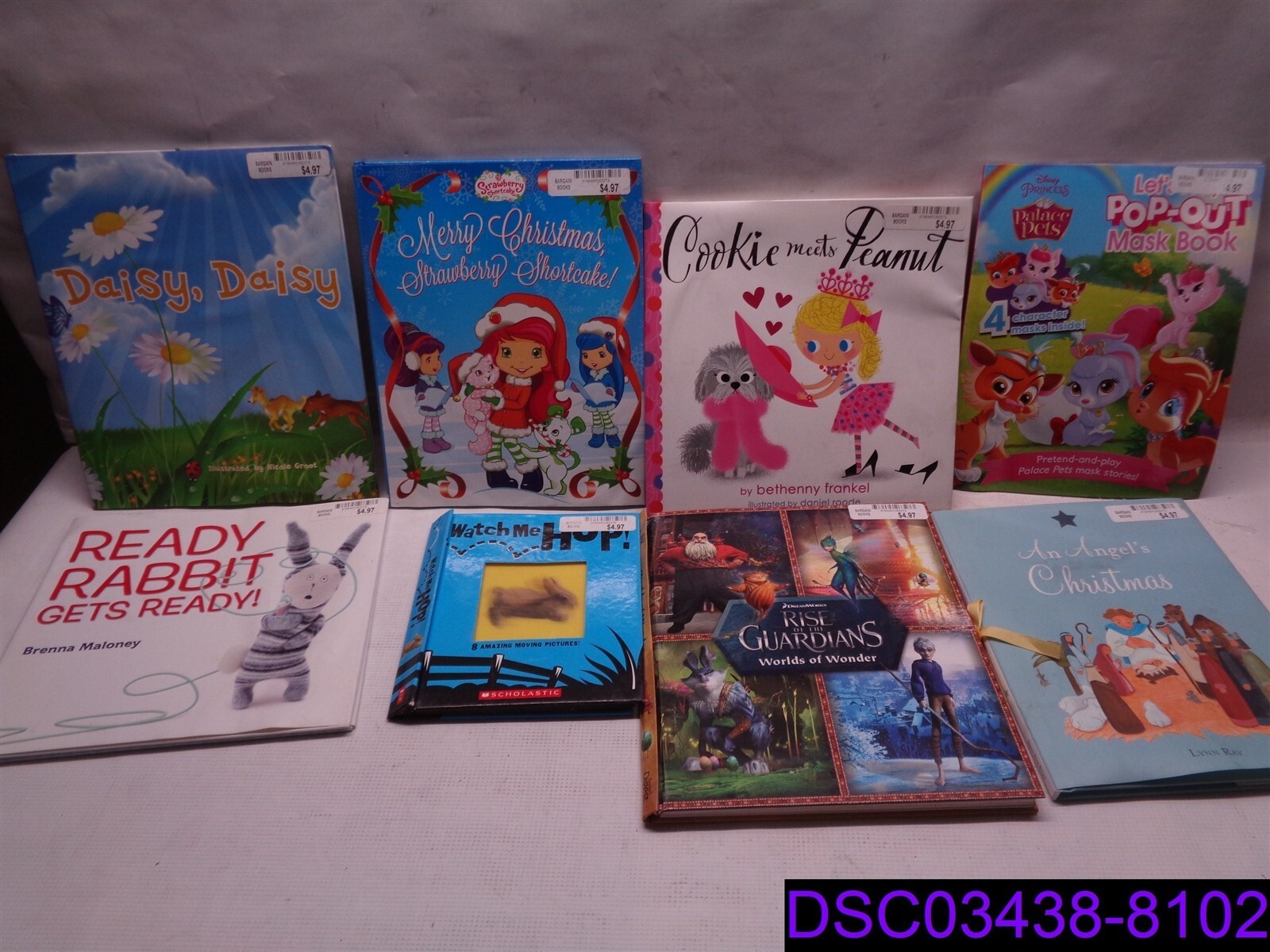 Qty = 29 Mixed Children’s Books. Star Wars, Strawberry Shortcake, Max & Ruby