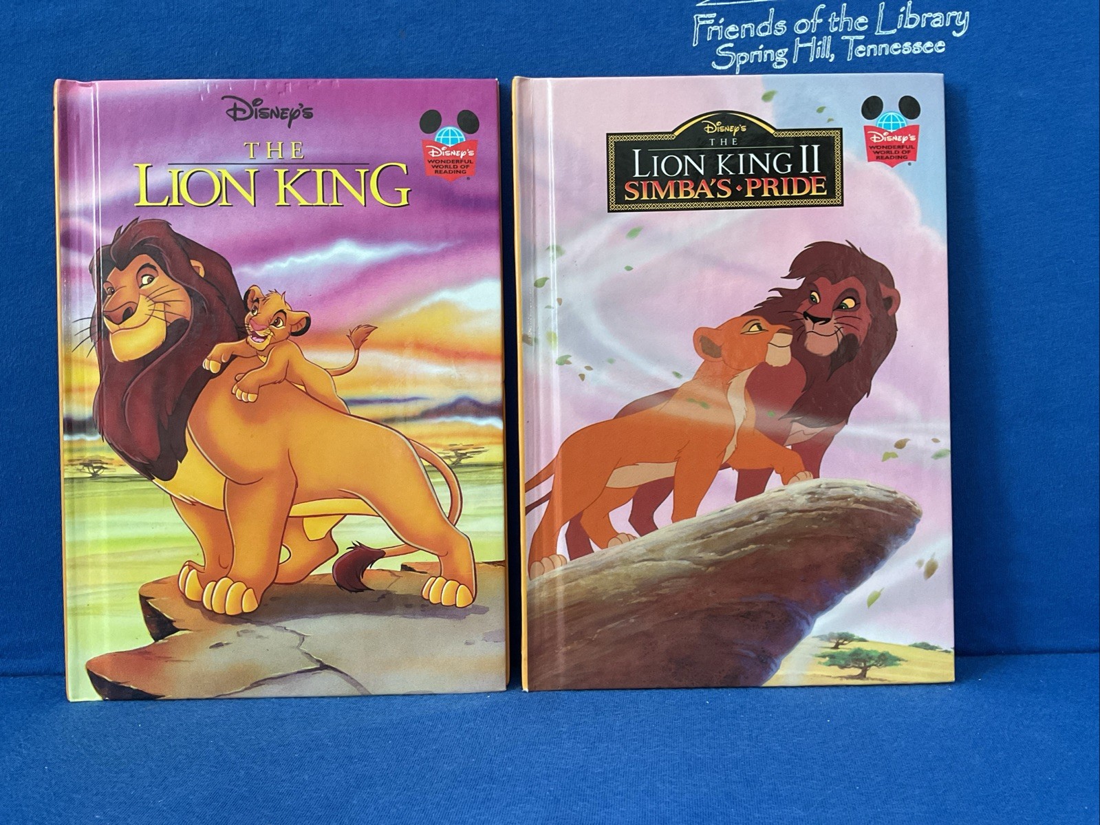 Lot of 7 – Disney Classic Books, Hardback, Various Titles, 2000