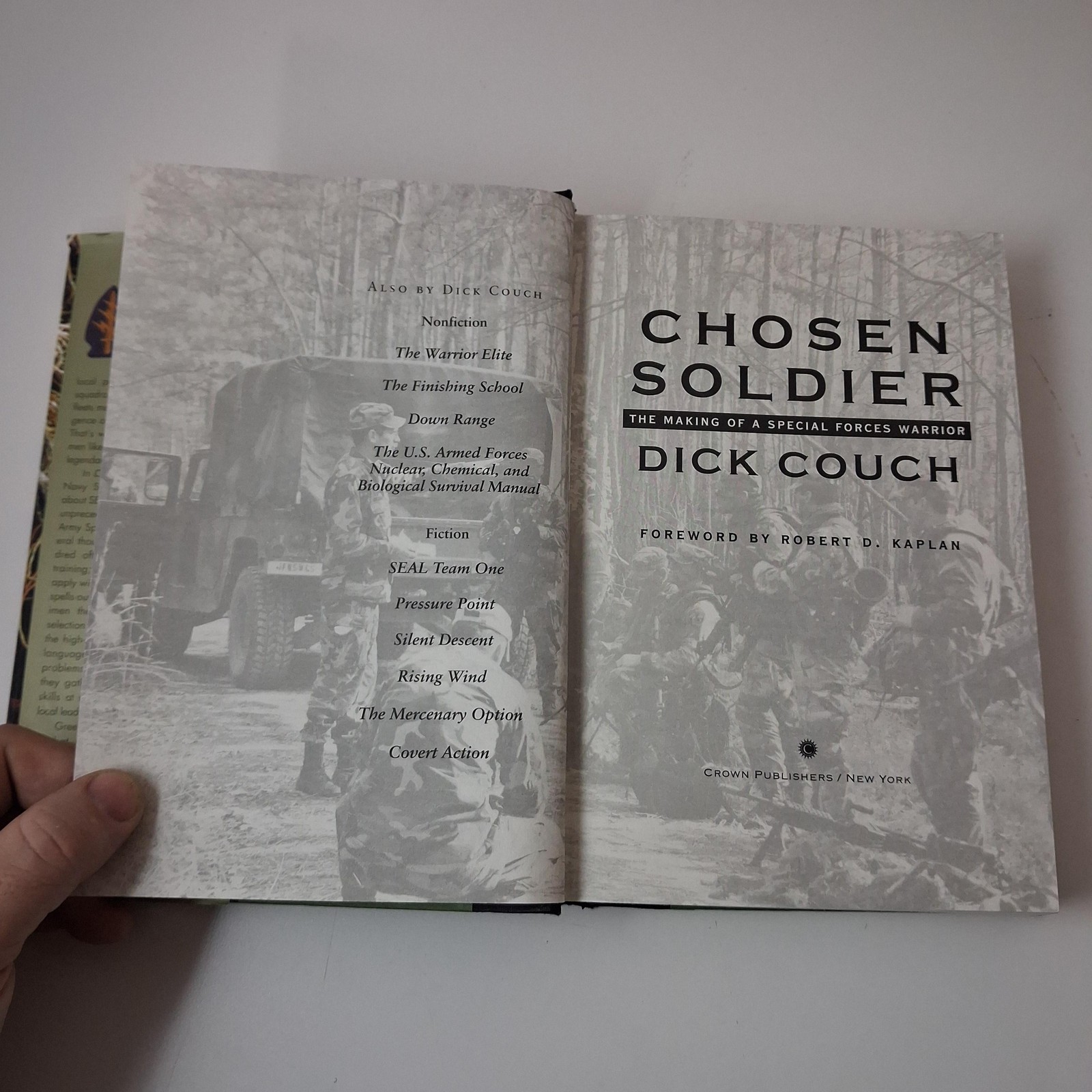 Chosen Soldier Dick Couch HC 2007 1st Ed US Army Special Forces War Book