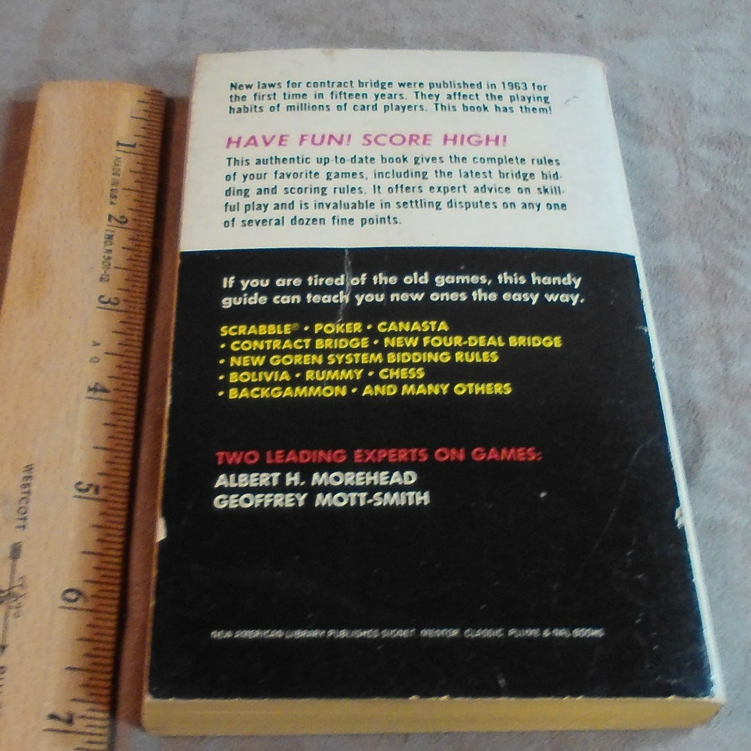 Hoyles Rules of Games Signet Paperback 1963 44th Printing Morehead/Mott-Smith