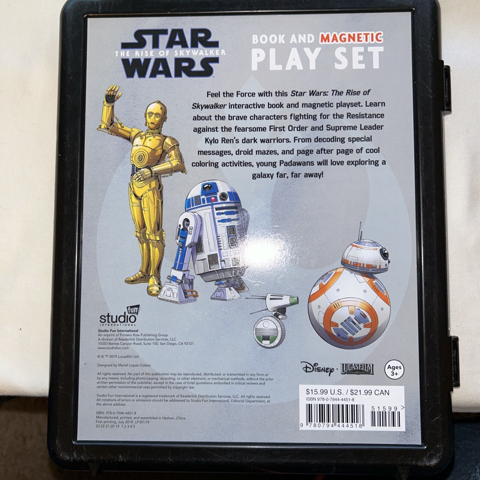 Star Wars: The Rise of Skywalker: Book and Magnetic Play Set by Editors of Stud