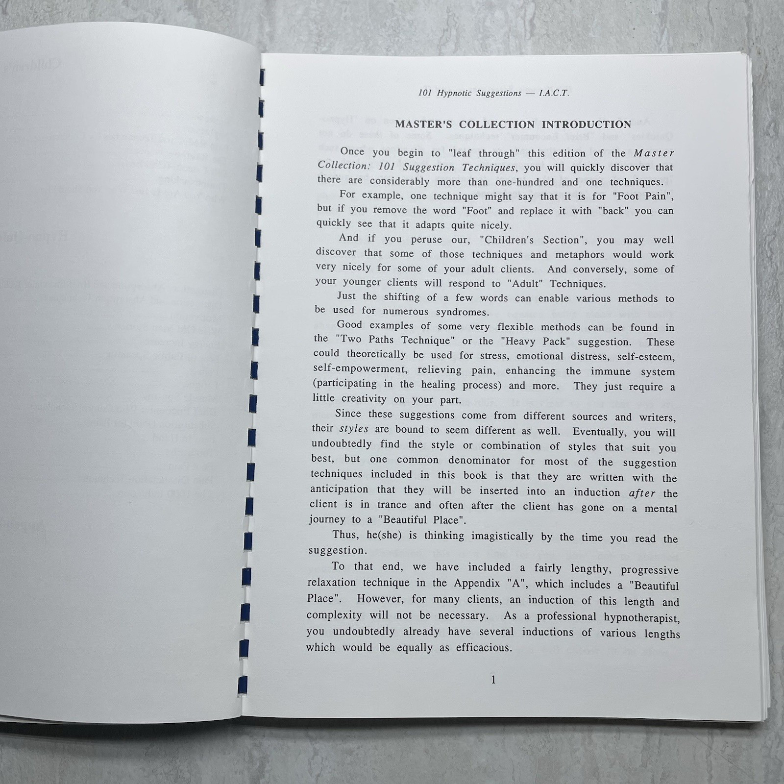 Master’s Edition 101 Hypnotic Suggestions – Hypnosis Learning Institute I.A.C.T.