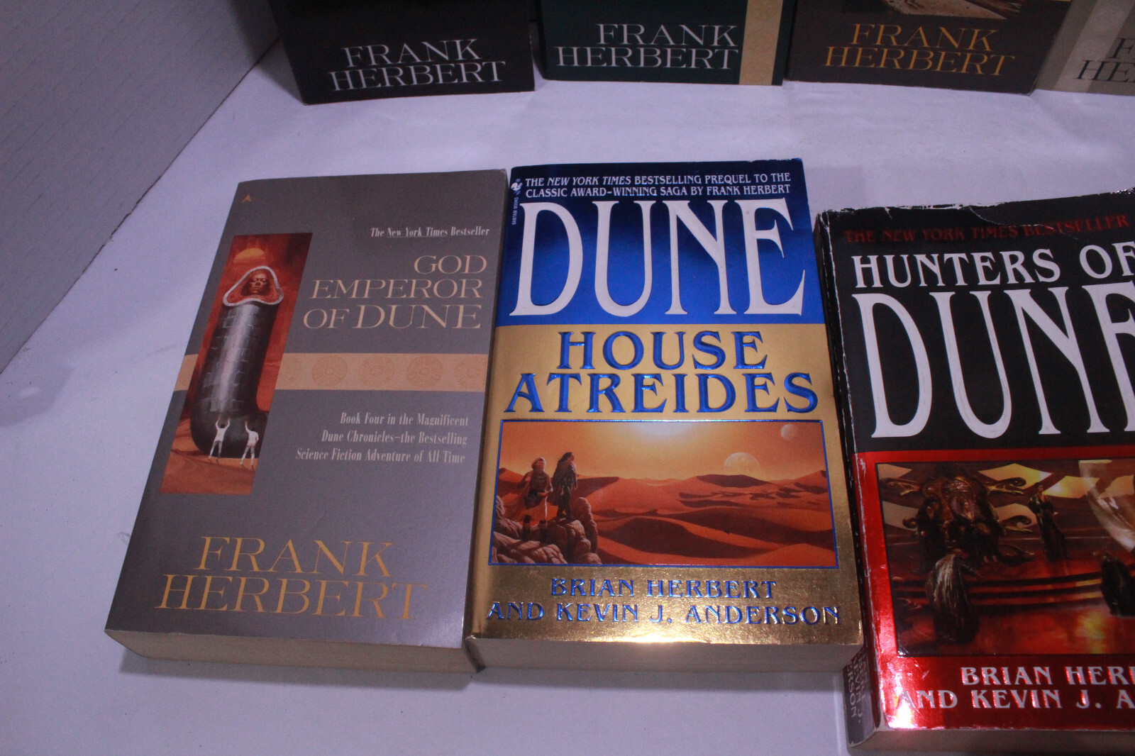 Dune Lot of 8 Frank Herbert Ace PB Books – Messiah Children God Hunters Atreides