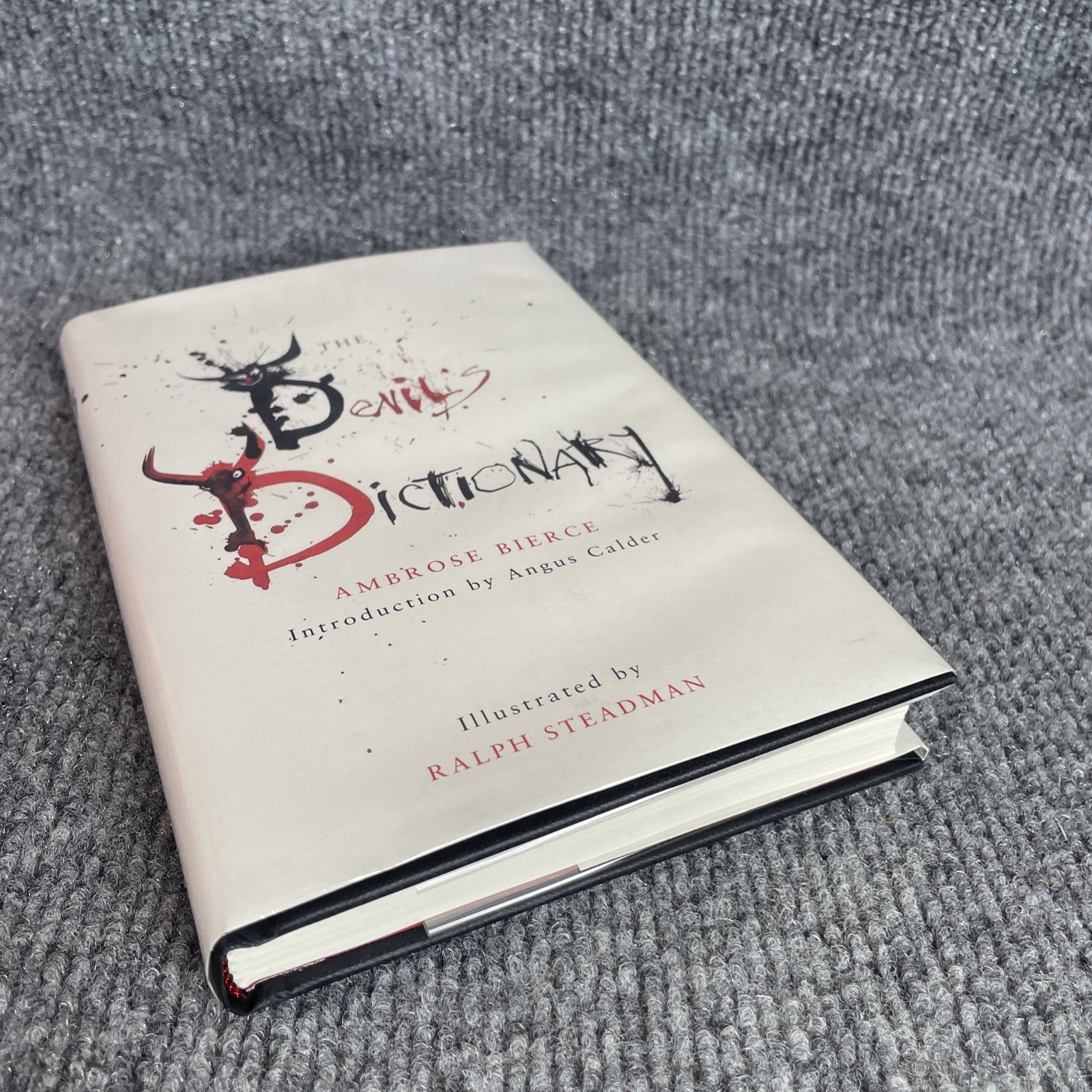 The Devil’s Dictionary by Ambrose Bierce Ralph Steadman HCDJ