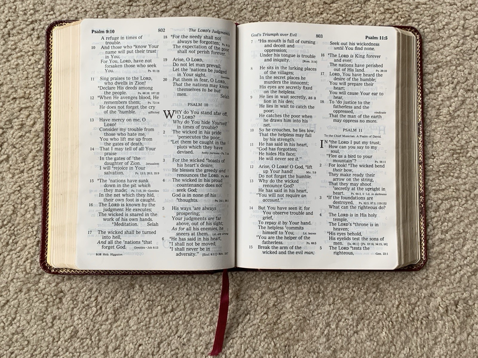 Holy Bible New King James Version NKJV Giant Print Red Letter 1992 NELSON 236BG