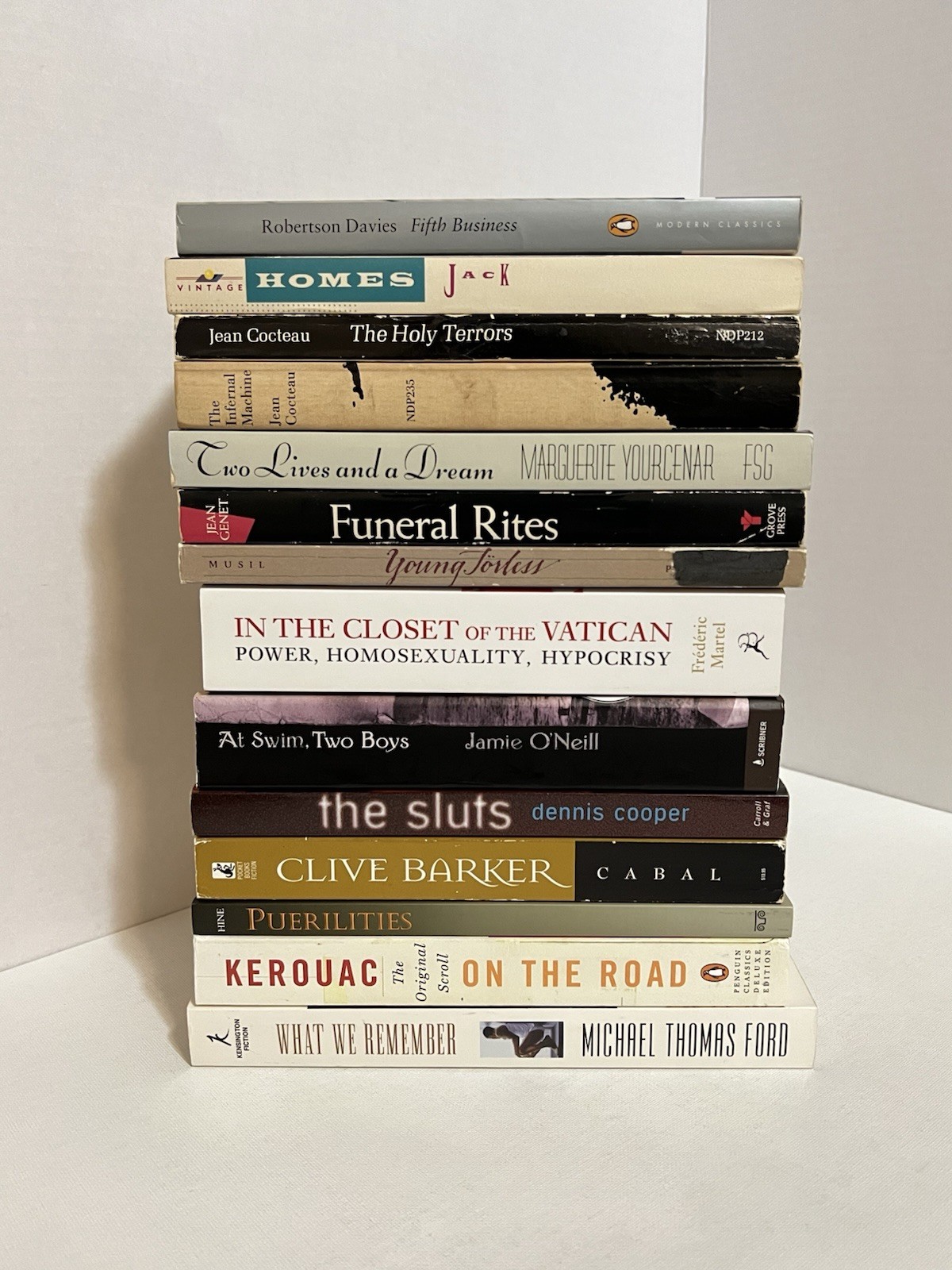 LGBT Transgressive Gay Book Lot Dennis Cooper Jean Genet Cocteau Clive Barker