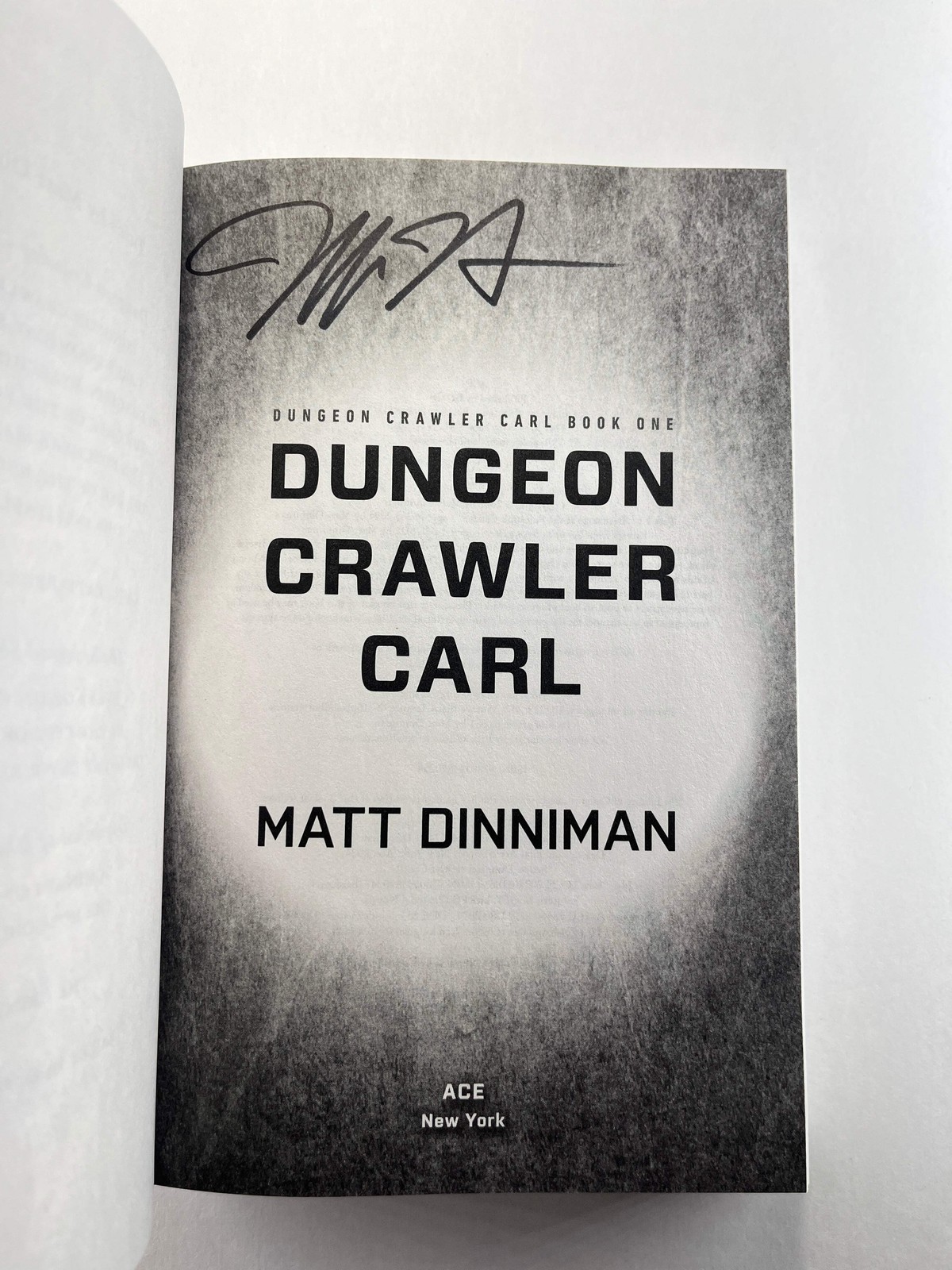 Dungeon Crawler Carl (6th print) (Signed by Jeff Hays, Narrator of Dungeon Crawl