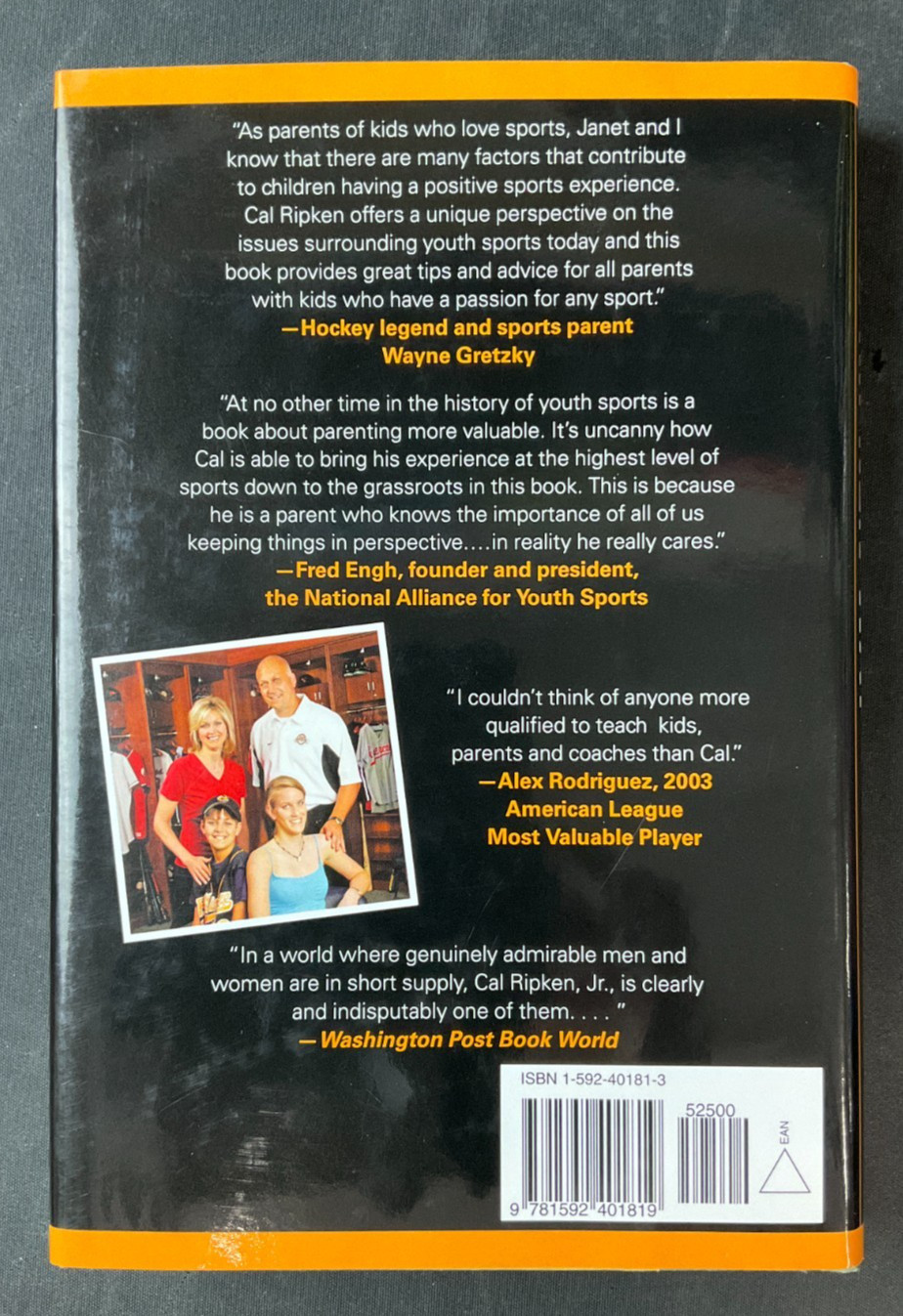 2006 “Parenting Young Athletes: The Ripken Way” BOOK Cal Ripken Jr. MLB SIGNED!