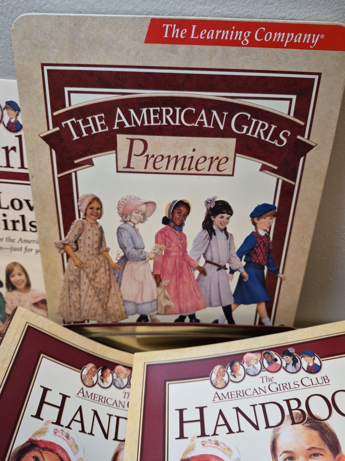 THE AMERICAN GIRLS PREMIERE ORIGINAL BOOKS 📚 & TIN
