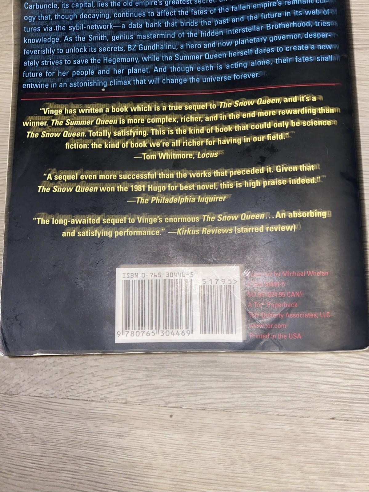 The Summer Queen Joan D. Vinge Paperback TOR Vintage 2003