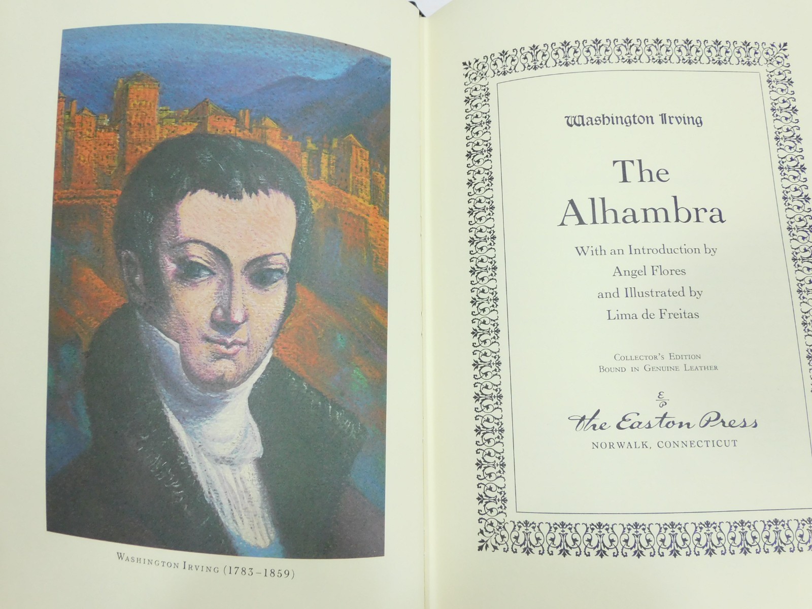 Easton Press The Alhambra Collectors Edition Leather Bound ~ EXCELLENT