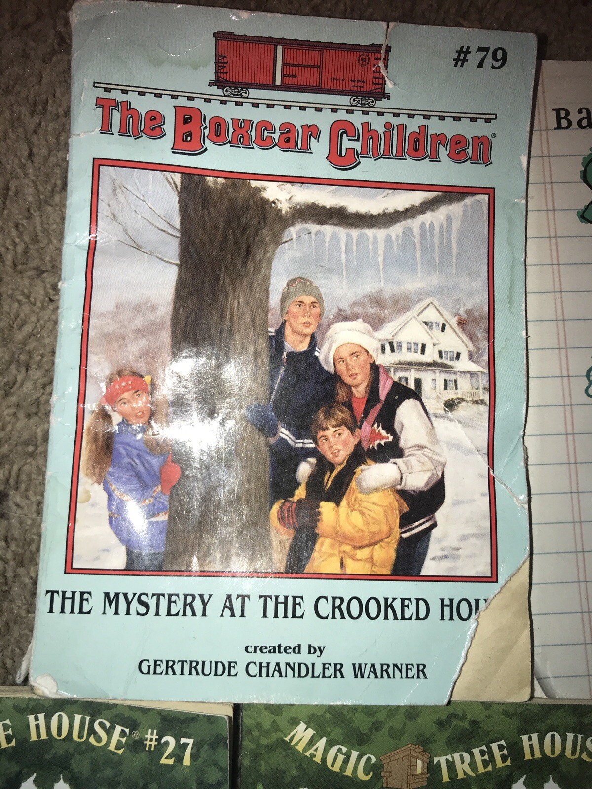 🔥7 Book Lot Magic Tree House Boxcar Children Long Way Henry Street Skinnybones
