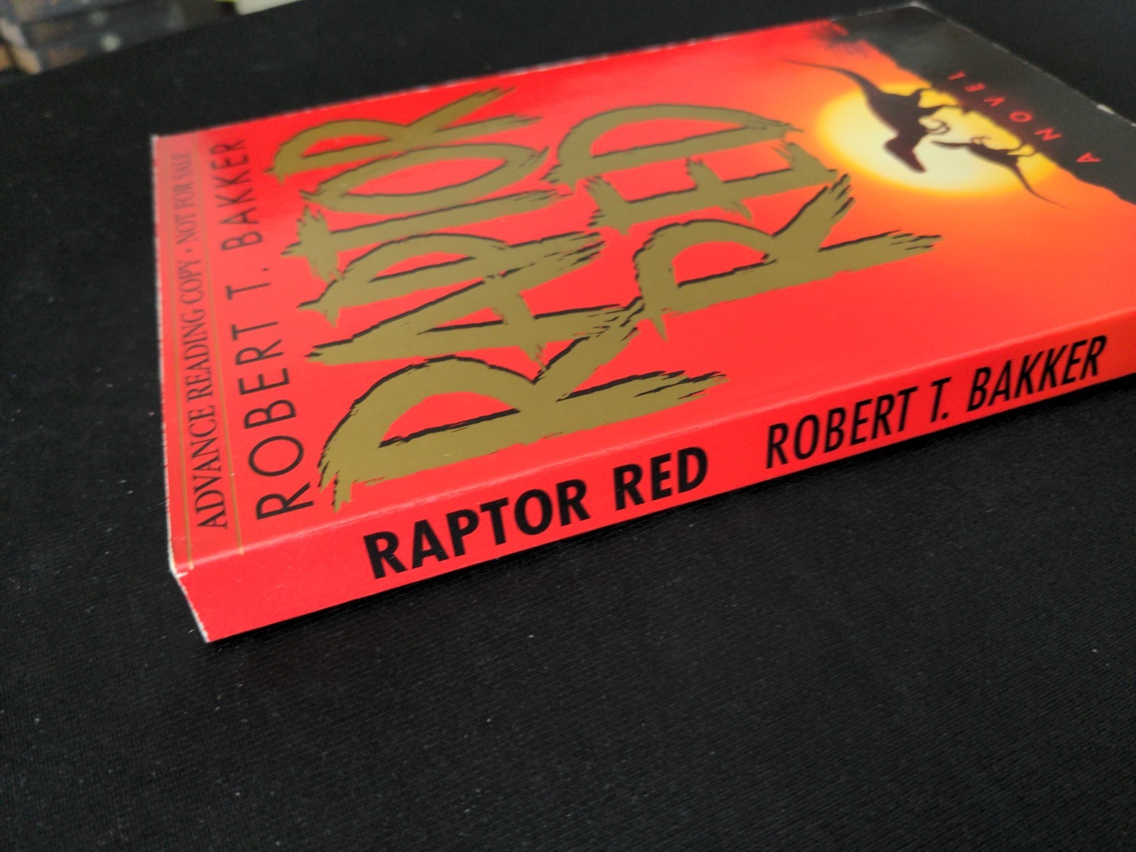 Uncorrected Proof – Raptor Red by Robert T. Bakker 1996 PB ARC