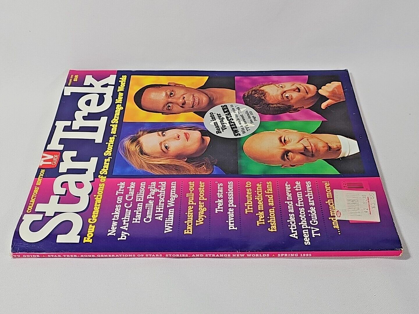 Star Trek Collector’s Edition TV Guide Magazine – Spring 1995 with attc Poster
