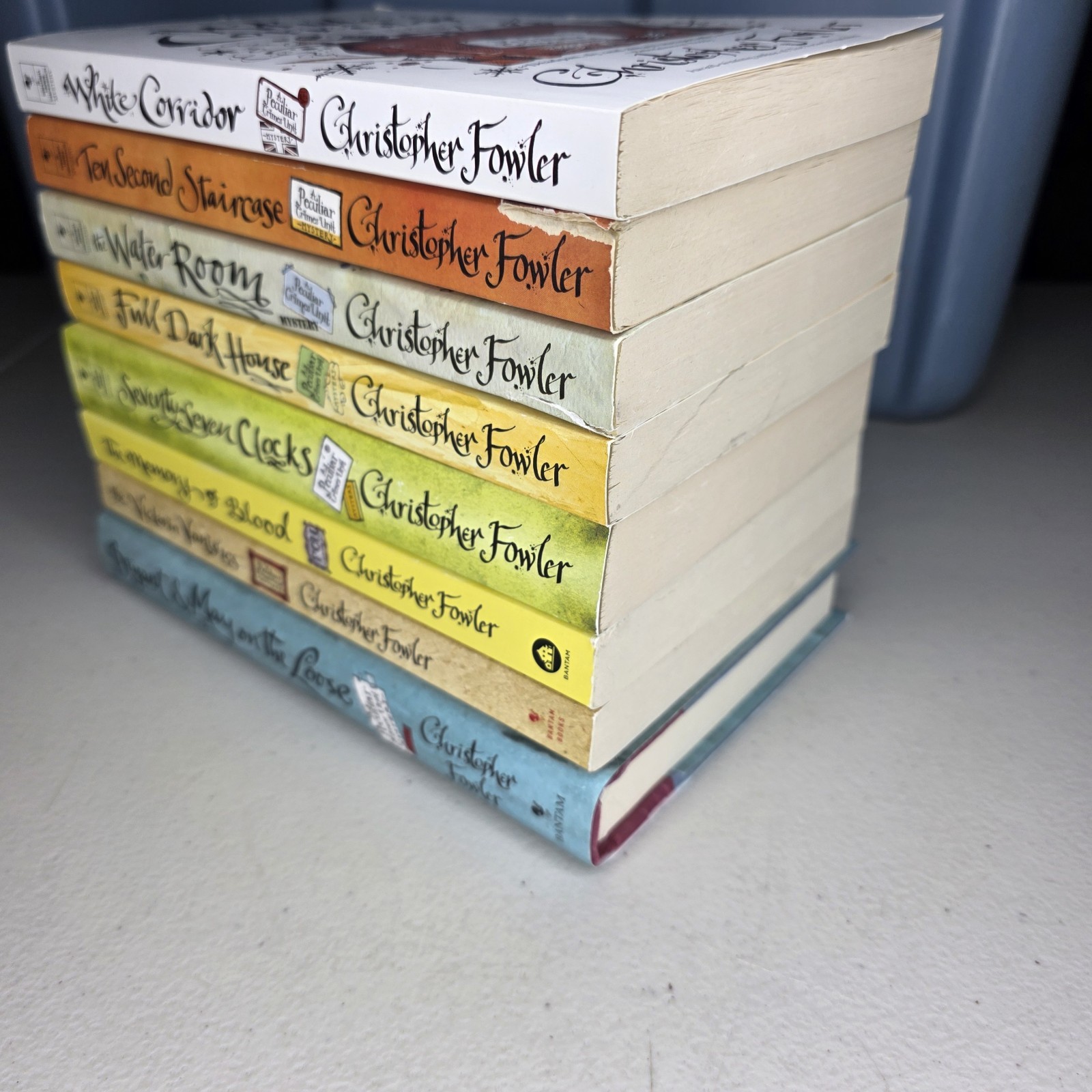 Lot of 8 Christopher Fowler 1 Hardback, 7 Paperback Books, See Pictures