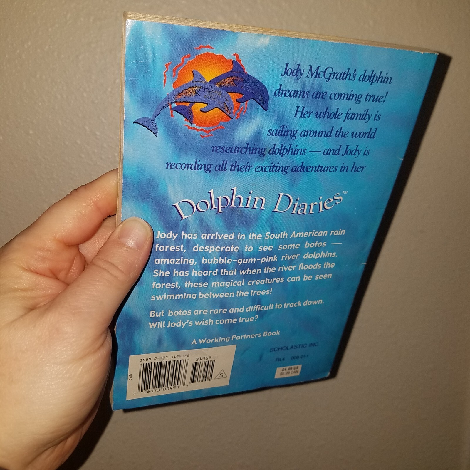 3 Dolphin Diaries Paperback Book Lot Ben M Baglio 5 6 7 Chasing Following Racing
