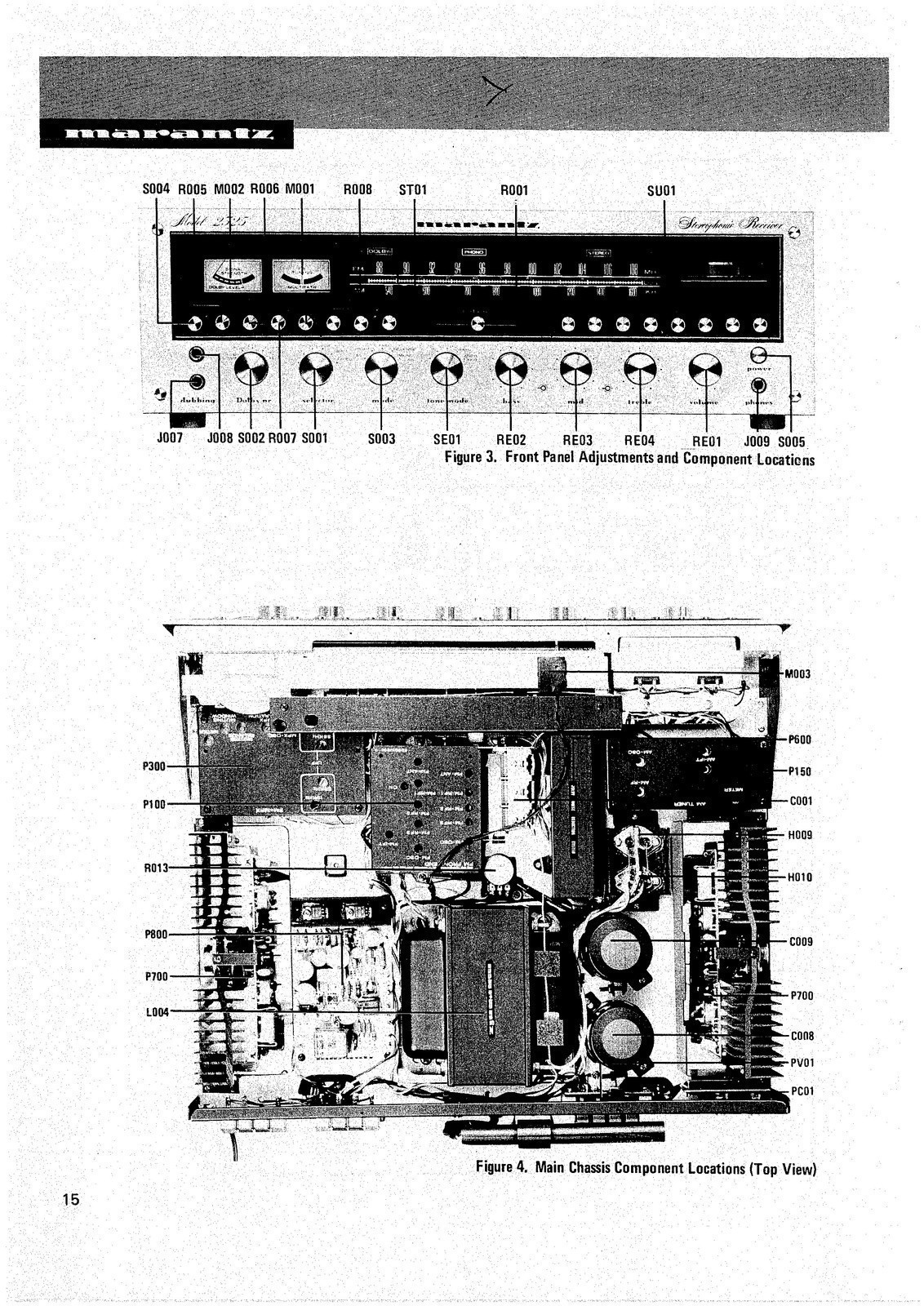 MARANTZ 2325 RECEIVER SERVICE MANUAL , BOUND, TOUGH COVERS, FOLDOUT DIAGRAMS