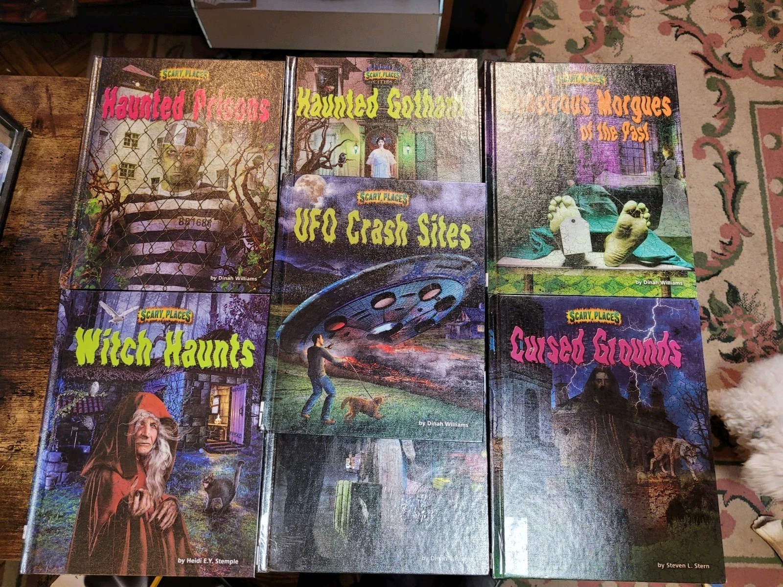 Scary Places Book Lot Of 7 HC Ex Library. GC Creepy Stations ++