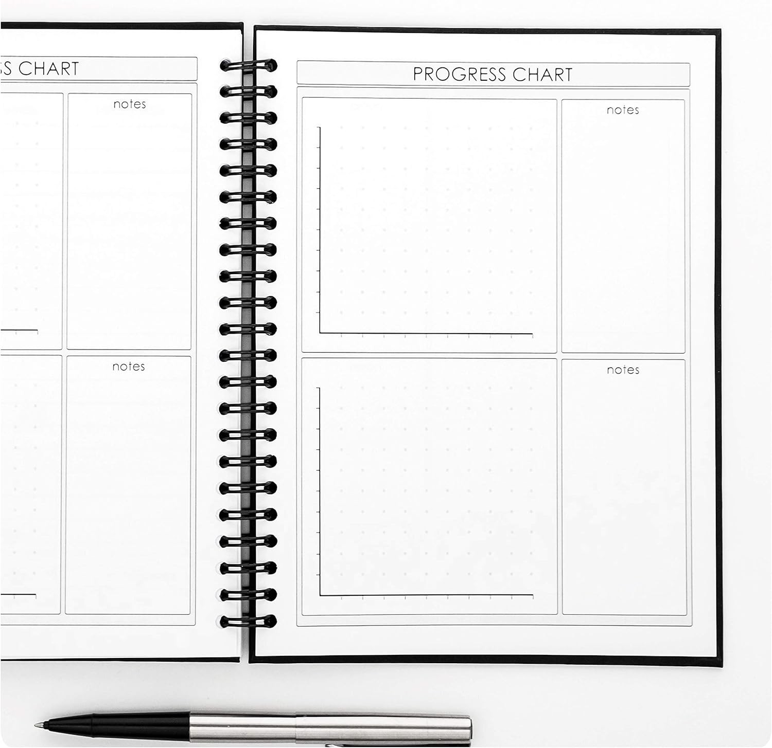 Elegant ProFit A5 Fitness Log Book: 140 Pages for Workout and Nutrition Tracking