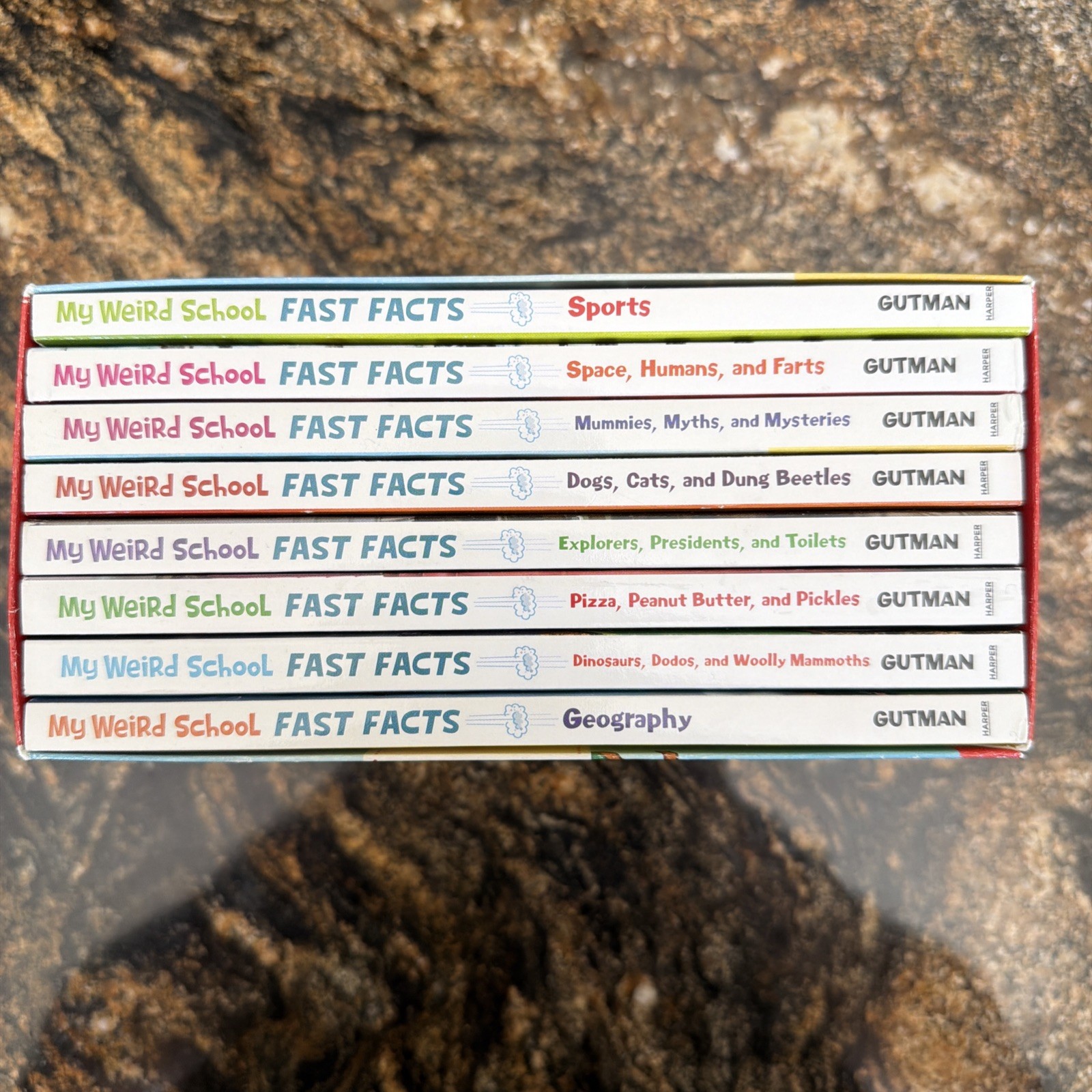 My Weird School Fast Facts By Dan Gutman: 8 Books Box Set – Ages 6-10 – PB