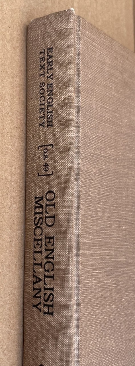 An Old English Miscellany / Richard Morris / Greenwood Press 1969 rpt. [1872] HC