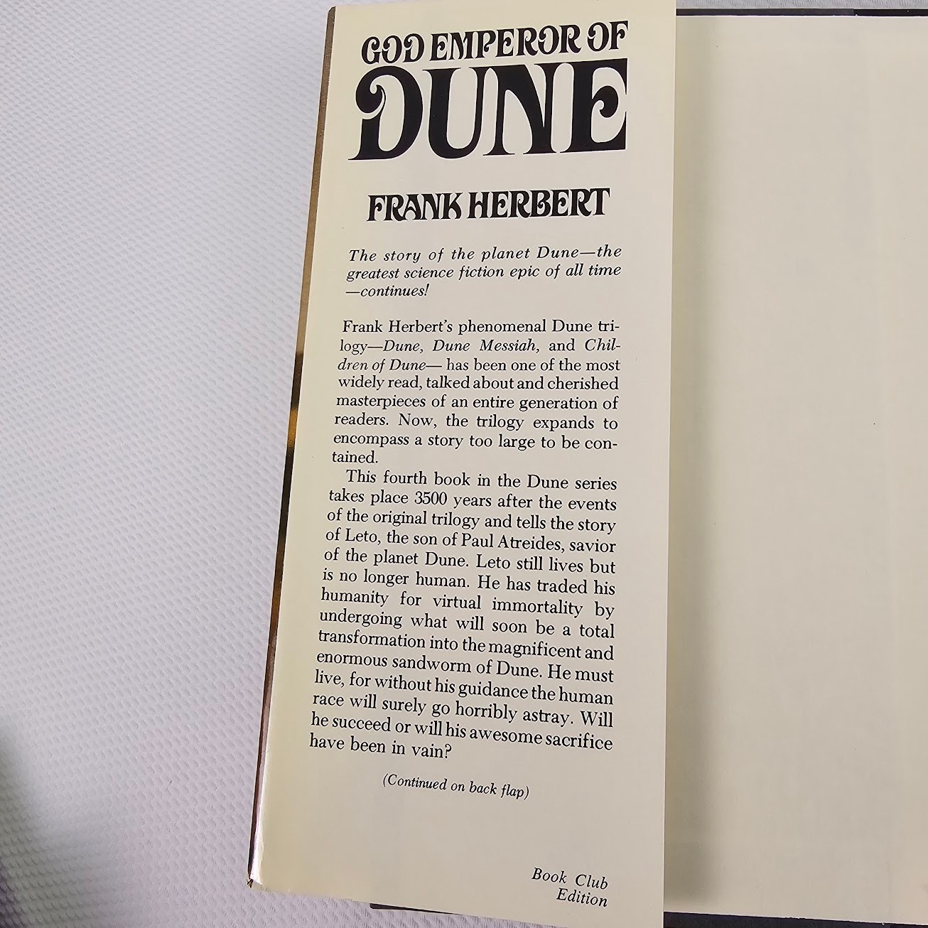 Dune Series Hardcover Lot Frank Herbert Vintage Book Club & 1st Ed 5-Book Set