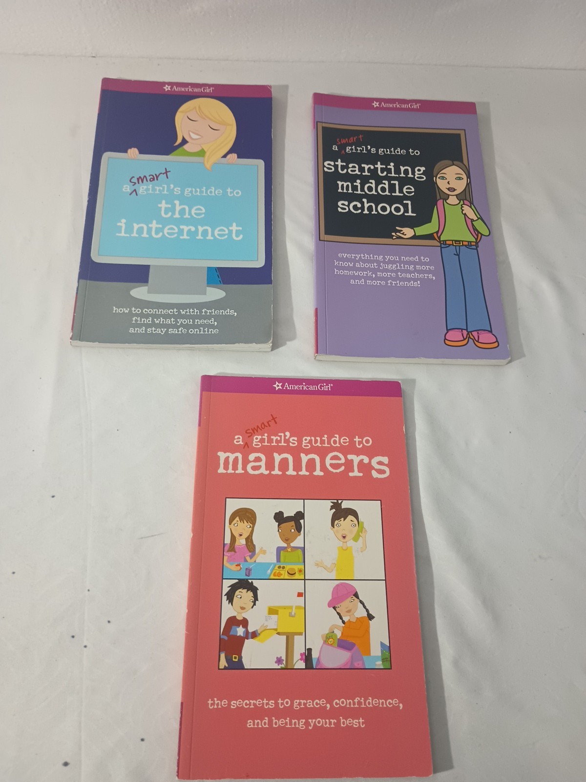 13 American Girl Smart Girl’s Guides ,Care & Keeping Self.