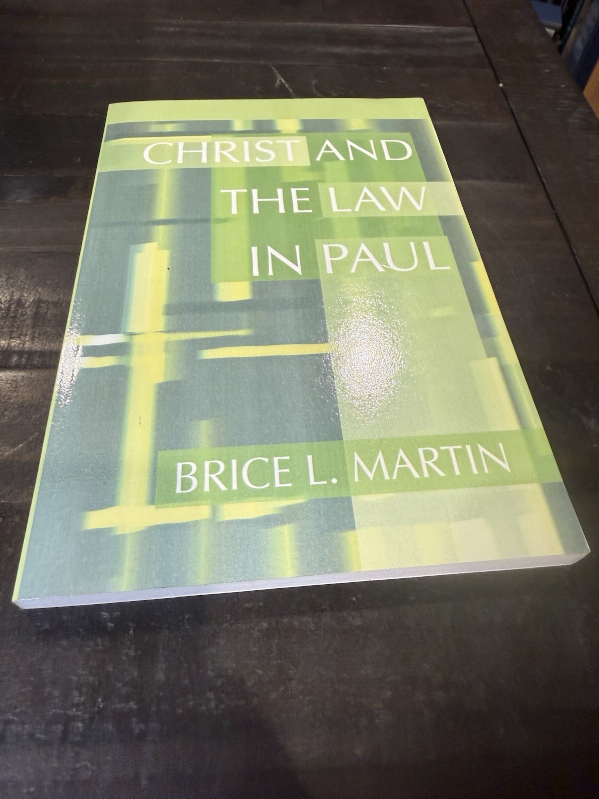 Christ And The Law In Paul Bruce Martin Wipf Nice!