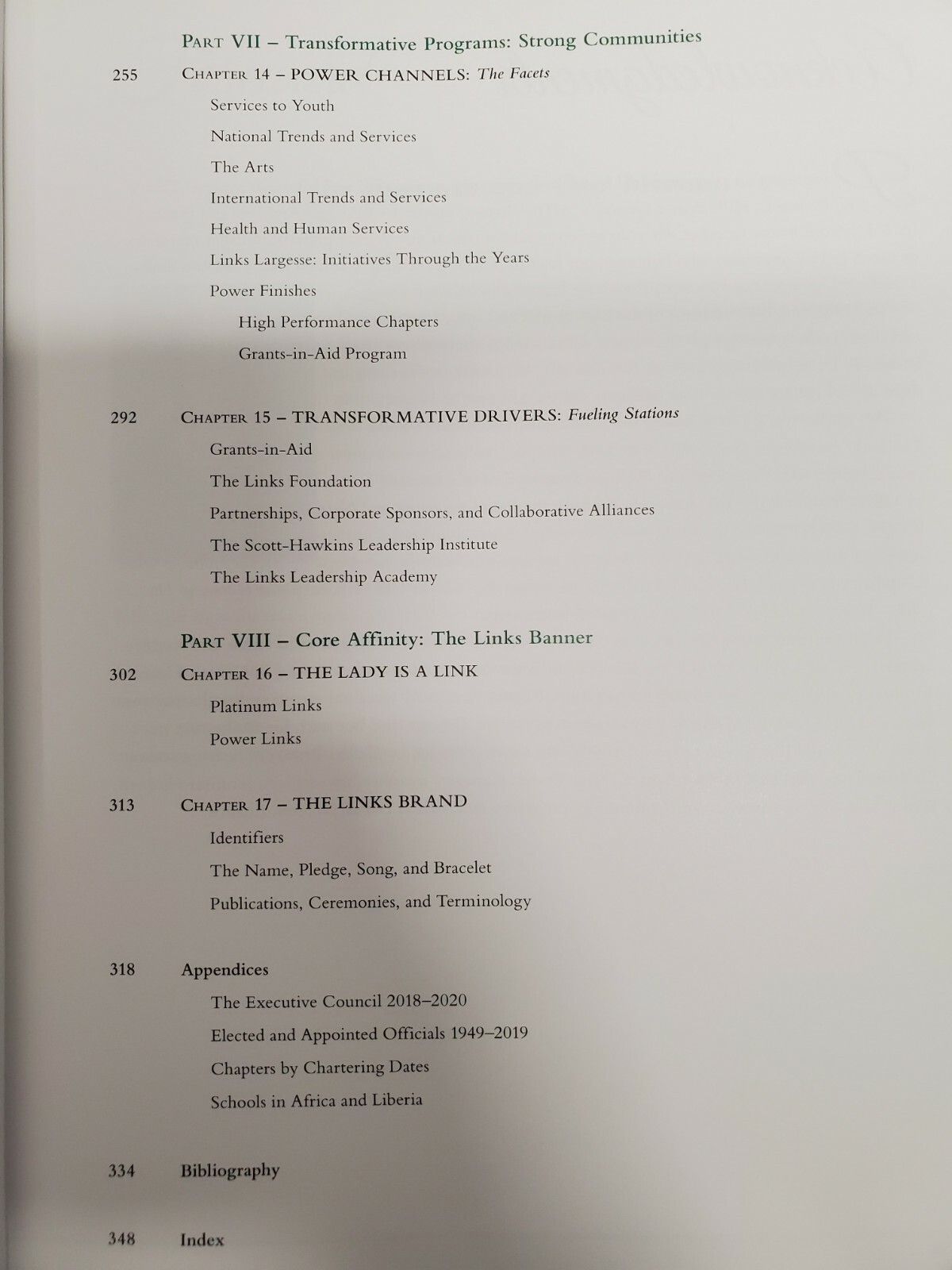 The Links, Inc. Transformational Links Book Earnestine Green McNealey, PhD 2019