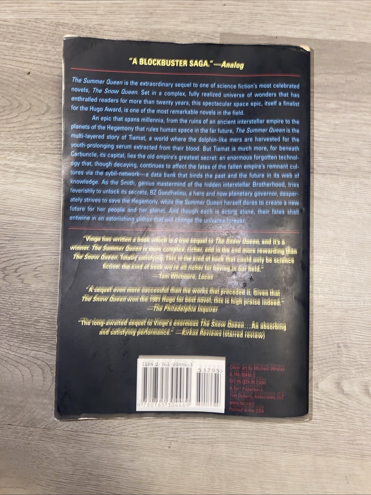 The Summer Queen Joan D. Vinge Paperback TOR Vintage 2003