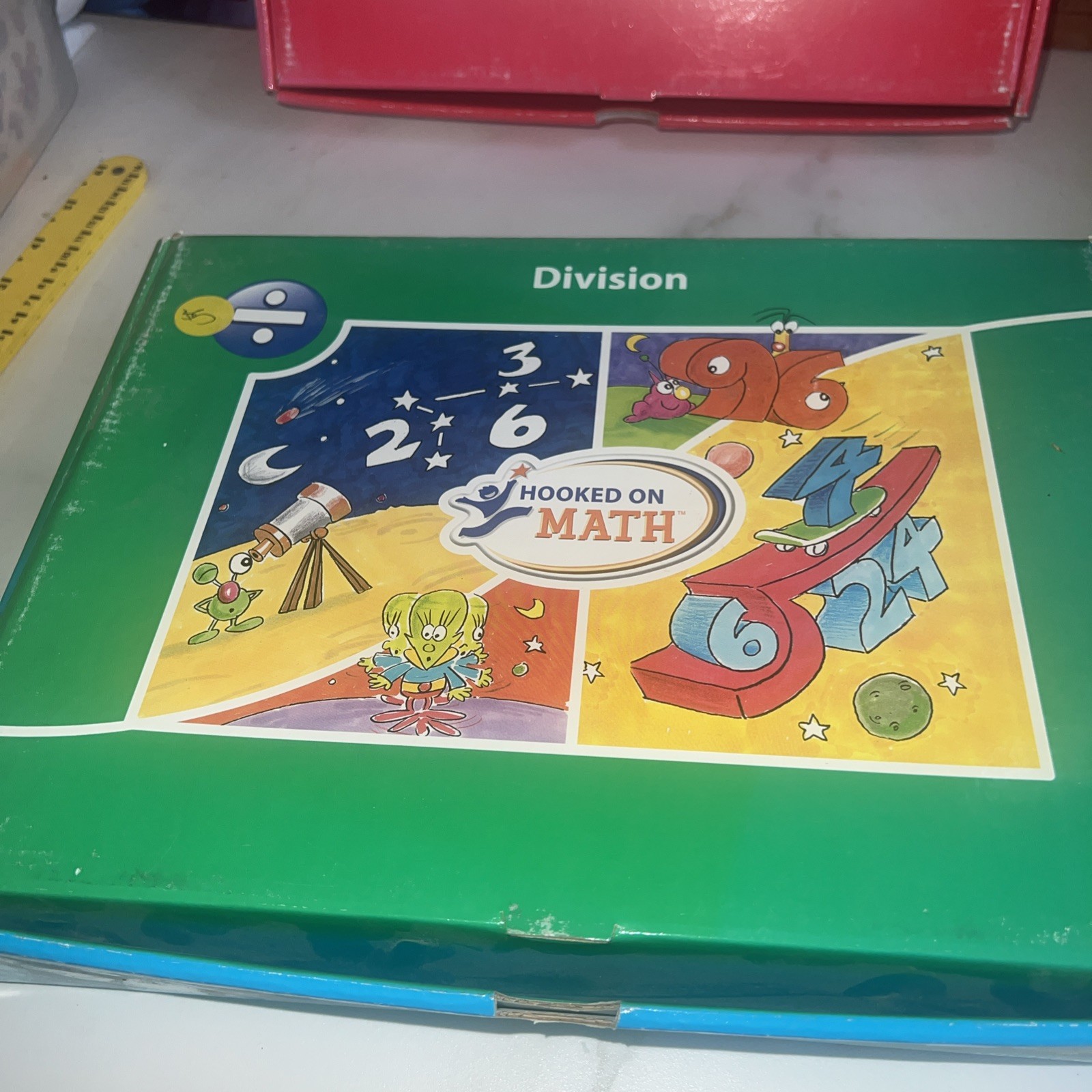 Hooked on Math: Division 2005 HOP LLC CD Software Program w/Materials COMPLETE!