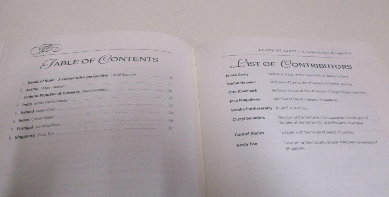 Heads of State – Constitutional Centenary Foundation Australia – 58 Pages – 1993
