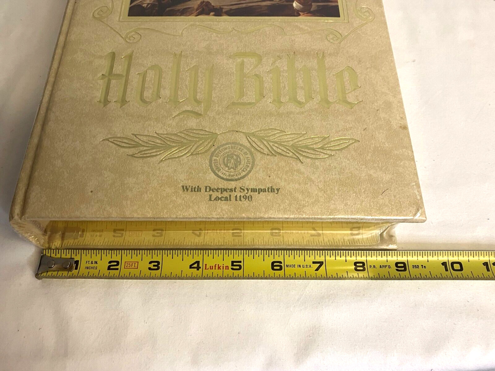 Sealed Holy Heirloom Family Bible King James Version United Steelworkers 1190