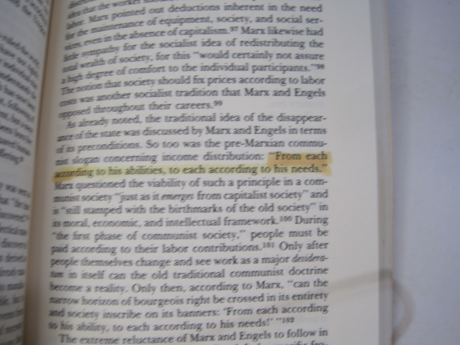 Marxism: Philosophy and Economics by Thomas Sewell PB 1986 Quill William Morrow