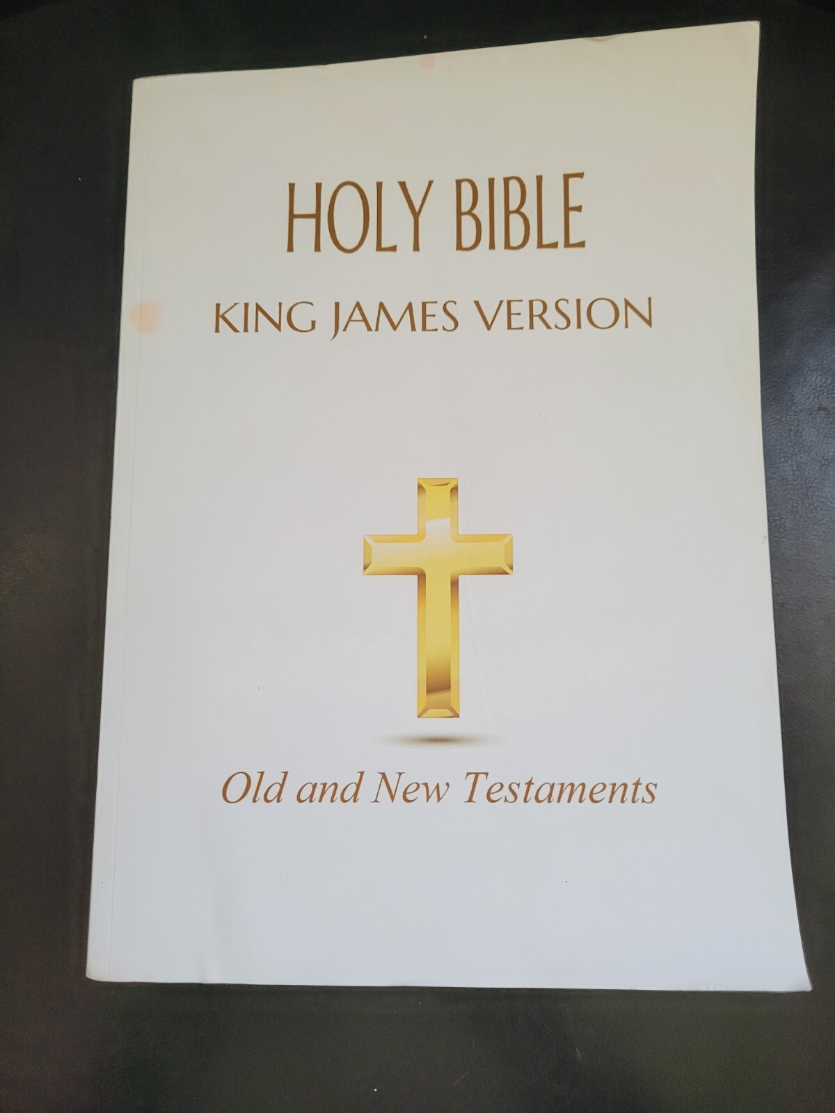 Extra Large 12 x 8.5″ Holy Bible: KJV King James Version Print Old New Testament