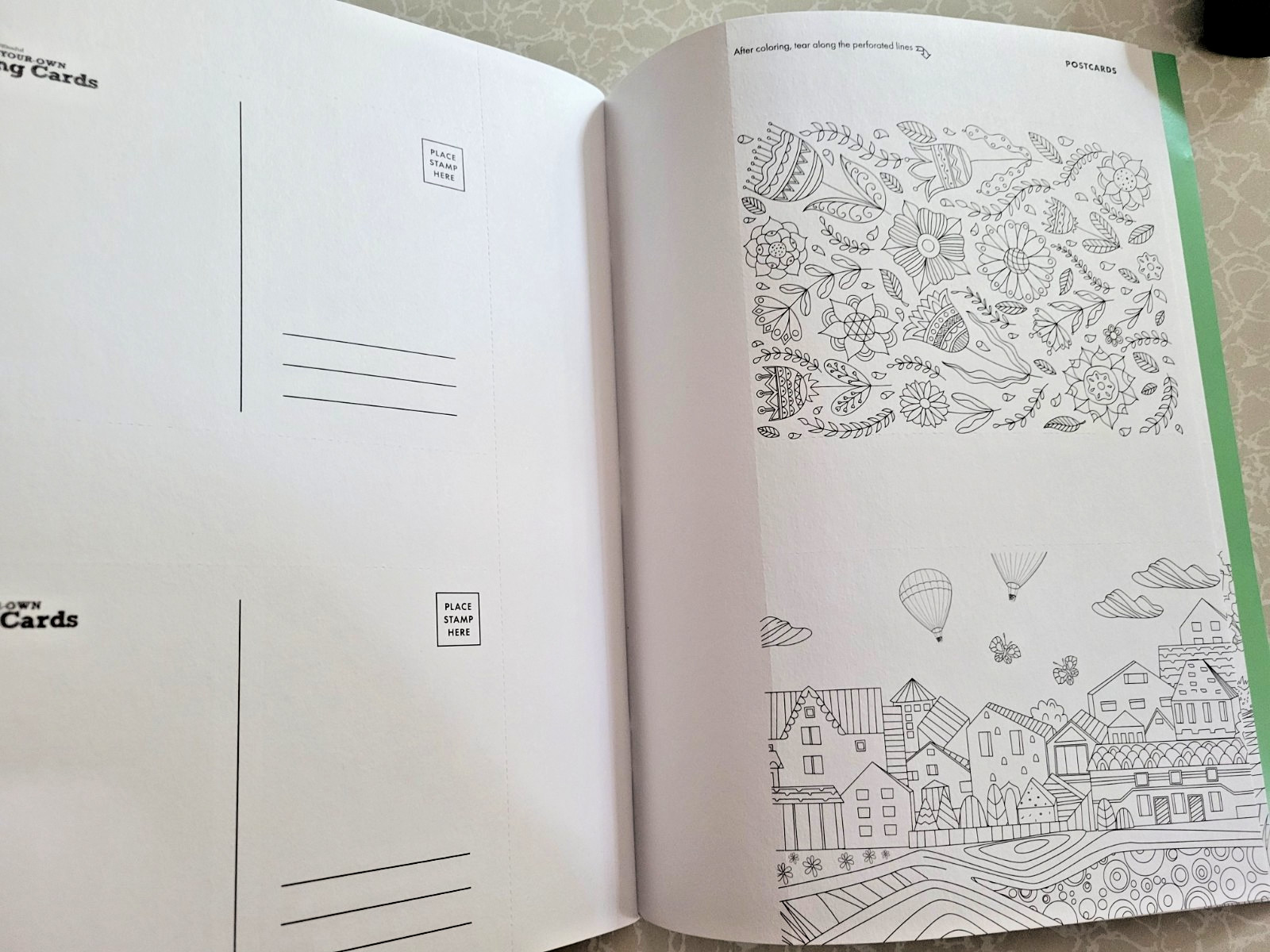 COLOR YOUR OWN GREETING CARDS Create 27 Fun & Festive Cards – Children & Adult