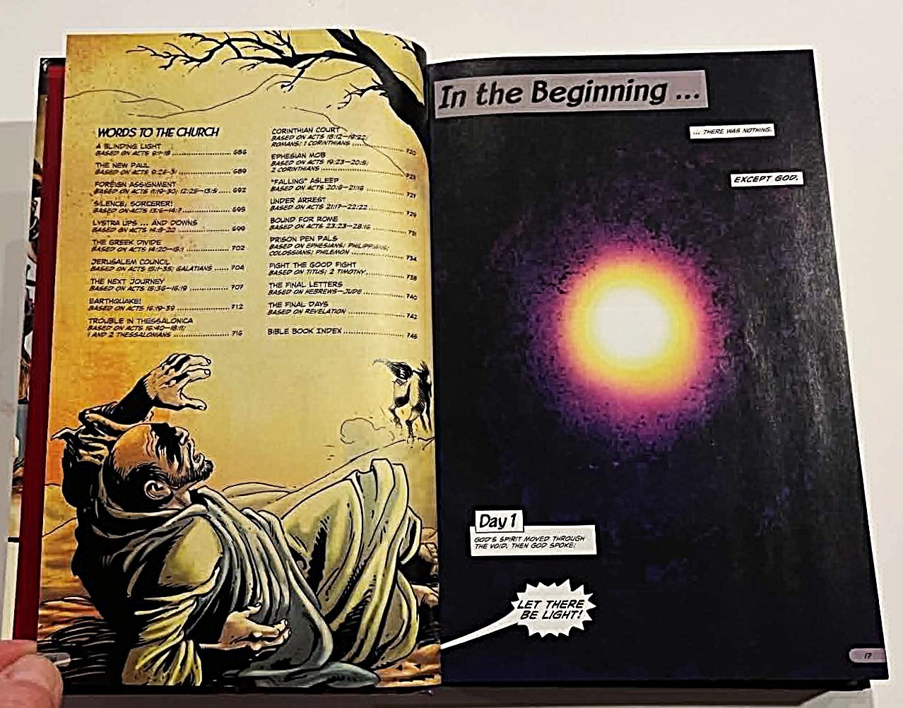 The Action Bible God’s Redemptive Story Sergio Cariello NEW Hardcover Print #16